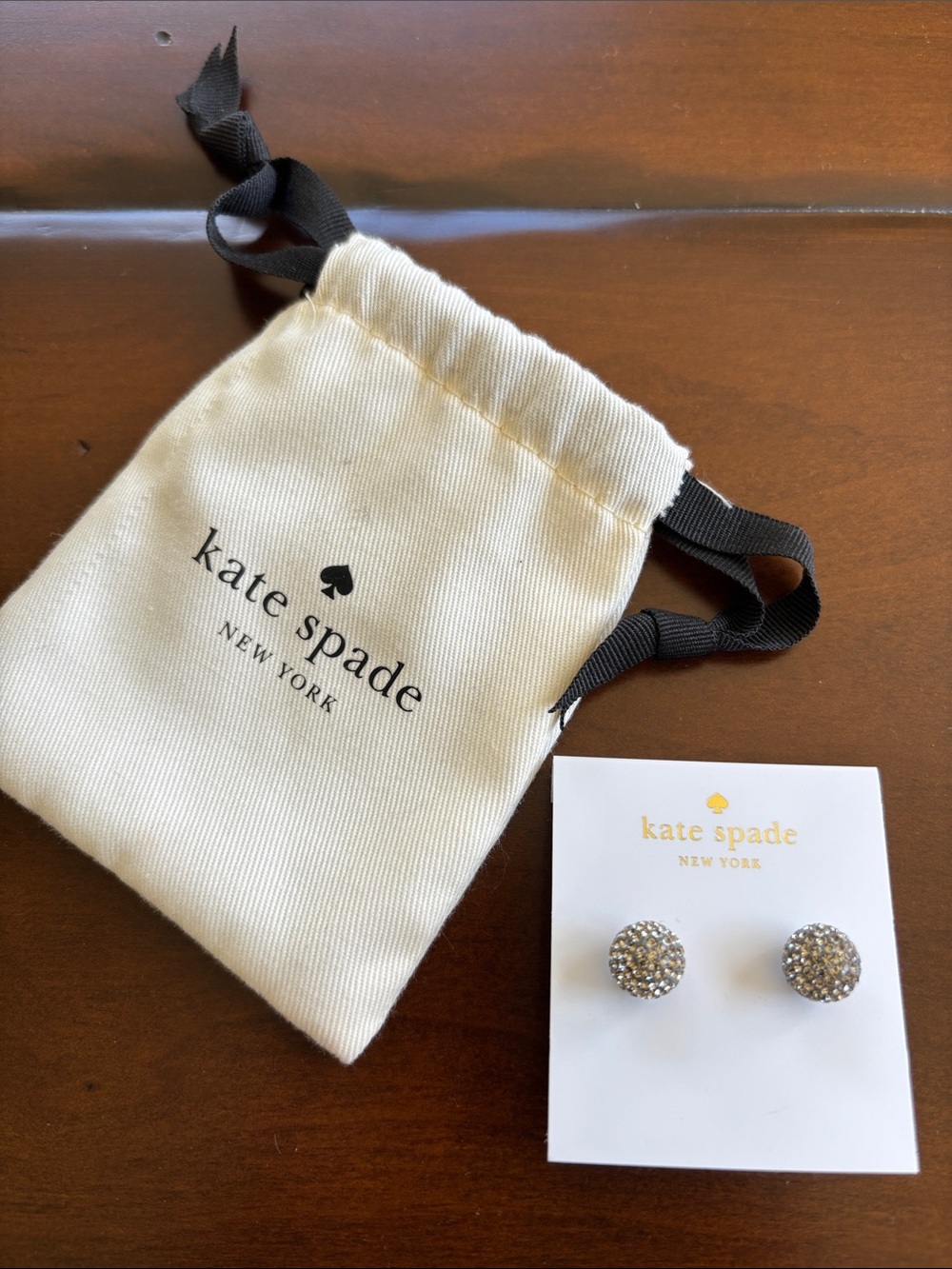 kate spade Crystal Pave Stud Earrings